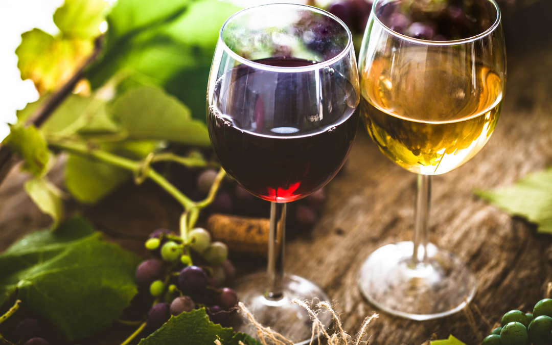 vin rouge et vin blanc pour l'hiver cuvée